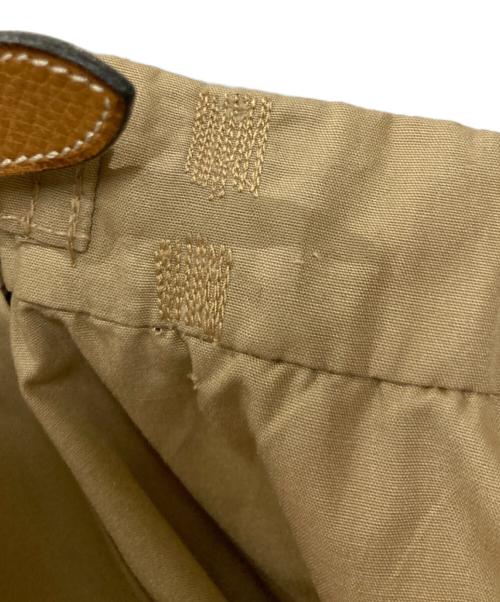 HERMES（エルメス）HERMES (エルメス) ヴィンテージベルト装飾ラップスカート ベージュ サイズ:36の古着・服飾アイテム