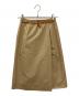 HERMES（エルメス）の古着「ヴィンテージベルト装飾ラップスカート」｜ベージュ