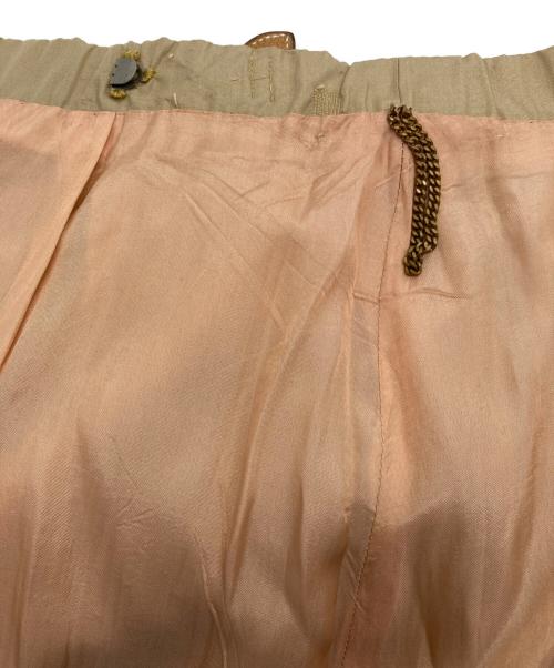 HERMES（エルメス）HERMES (エルメス) ヴィンテージベルト装飾ラップスカート ベージュ サイズ:36の古着・服飾アイテム
