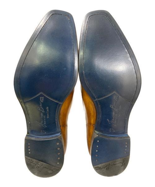 FRANCESCO BENIGNO（フランチェスコ・ベニーニョ）FRANCESCO BENIGNO (フランチェスコ・ベニーニョ) レザーシューズ ブラウン サイズ:6 1/2の古着・服飾アイテム