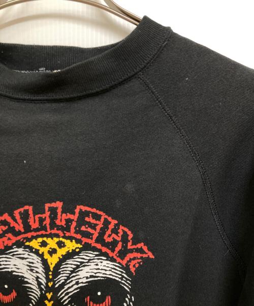 powell peralta（パウエルペラルタ）POWELL PERALTA (パウエルペラルタ) 80S プリントスウェット ブラック サイズ:Mの古着・服飾アイテム