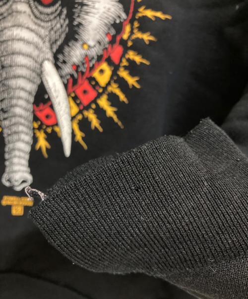 powell peralta（パウエルペラルタ）POWELL PERALTA (パウエルペラルタ) 80S プリントスウェット ブラック サイズ:Mの古着・服飾アイテム