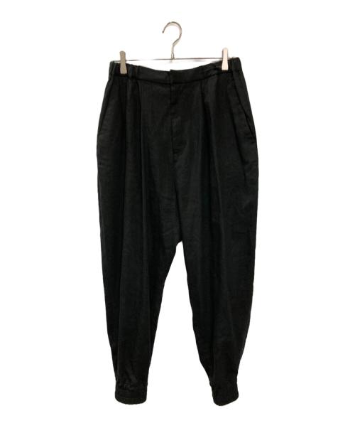 Dulcamara（ドゥルカマラ）Dulcamara (ドゥルカマラ) リネンタックイージーパンツ ブラック サイズ:1の古着・服飾アイテム