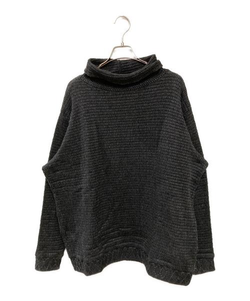 Porter Classic（ポータークラシック）Porter Classic (ポータークラシック) ケンドー刺し子ニット / BEATNIK KENDO KNIT グレー サイズ:Lの古着・服飾アイテム
