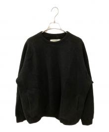 gold（ゴールド）の古着「SUPER 140'S WOOL FLEECE RAGLAN CREW NECK SHIRT」｜ブラック
