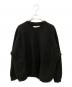 gold（ゴールド）の古着「SUPER 140'S WOOL FLEECE RAGLAN CREW NECK SHIRT」｜ブラック