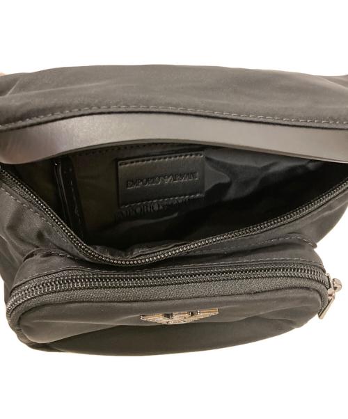 EMPORIO ARMANI（エンポリオアルマーニ）EMPORIO ARMANI (エンポリオアルマーニ) ウエストポーチ ブラックの古着・服飾アイテム