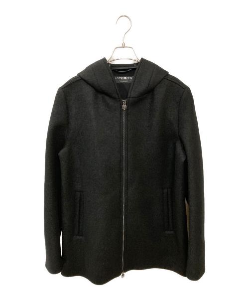 HYDROGEN（ハイドロゲン）HYDROGEN (ハイドロゲン) フーデッドコート ブラック サイズ:48の古着・服飾アイテム