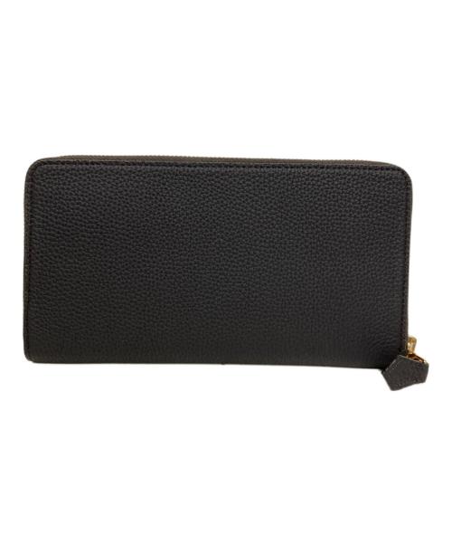 大峽製鞄（オオバセイホウ）大峽製鞄 (オオバセイホウ) 『ポケットブック』ラウンドジップ束入れ ネイビーの古着・服飾アイテム