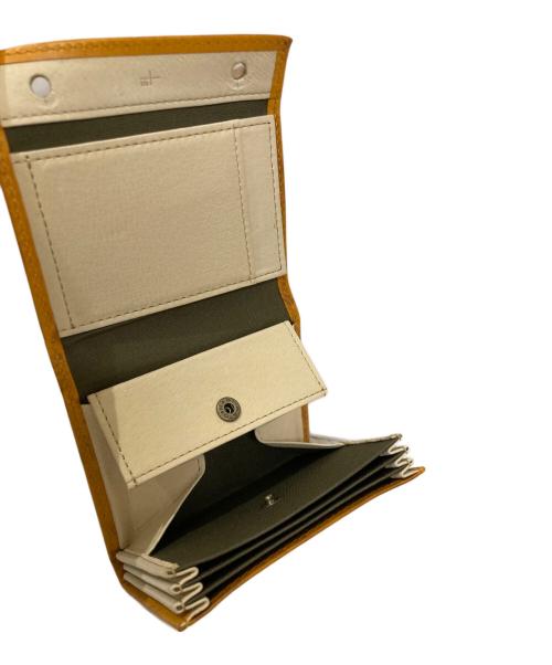 M+（エムピウ）m+ (エムピウ) 3つ折り財布 ブラウンの古着・服飾アイテム