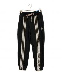 adidas（アディダス）の古着「スリーストライプトラックパンツ」｜ブラック