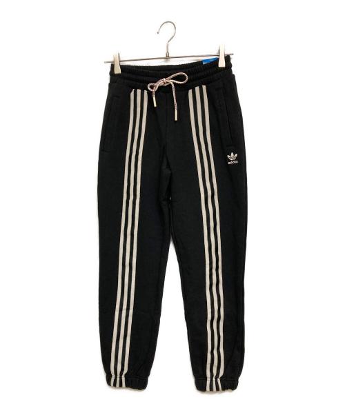 adidas（アディダス）adidas (アディダス) スリーストライプトラックパンツ ブラック サイズ:Mの古着・服飾アイテム