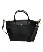 LONGCHAMPロンシャン）の古着「ル プリアージュ ネオ 2WAYバッグ」｜ブラック