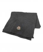 MONCLERモンクレール）の古着「SCIARPA/ウールマフラー」｜グレー