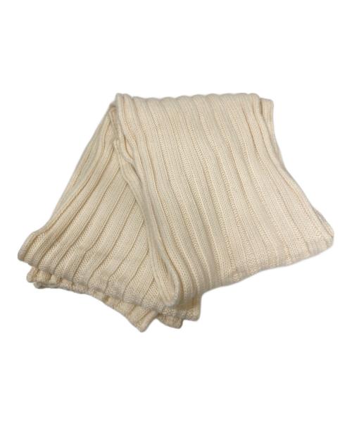 MONCLER（モンクレール）MONCLER (モンクレール) SCIARPA/ウールマフラー アイボリーの古着・服飾アイテム