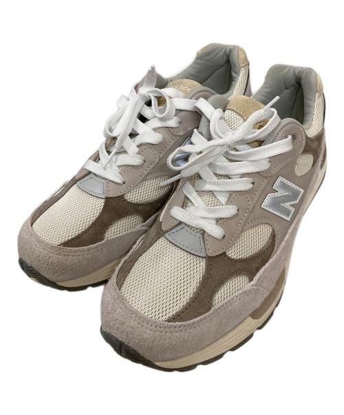 NEW BALANCE（ニューバランス）NEW BALANCE (ニューバランス) 992ローカットスニーカー グレー×ベージュ サイズ:29cmの古着・服飾アイテム