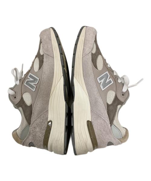 NEW BALANCE（ニューバランス）NEW BALANCE (ニューバランス) 992ローカットスニーカー グレー×ベージュ サイズ:29cmの古着・服飾アイテム