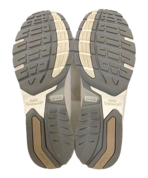 NEW BALANCE（ニューバランス）NEW BALANCE (ニューバランス) 992ローカットスニーカー グレー×ベージュ サイズ:29cmの古着・服飾アイテム