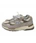 NEW BALANCE (ニューバランス) 992ローカットスニーカー グレー×ベージュ サイズ:29cm：22000円