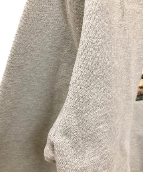 stussy（ステューシー）stussy (ステューシー) プリントスウェット グレー サイズ:Mの古着・服飾アイテム