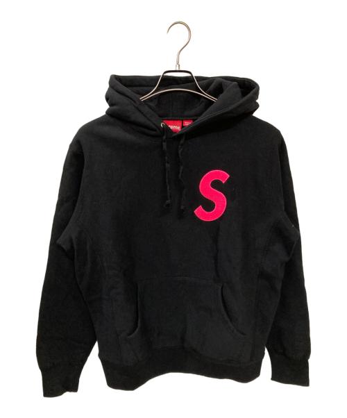 SUPREME（シュプリーム）Supreme (シュプリーム) S Logo Hooded Sweatshirt ブラック サイズ:Sの古着・服飾アイテム