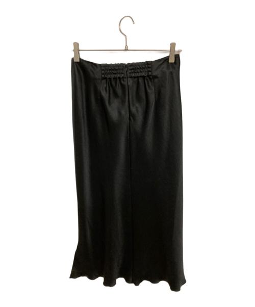IENA（イエナ）IENA (イエナ) ダブルサテンスカート ブラック サイズ:40の古着・服飾アイテム