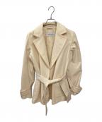 MaxMaraマックスマーラ）の古着「ヴァージンウールガウンジャケット」｜アイボリー