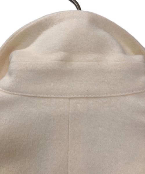 MaxMara（マックスマーラ）MaxMara (マックスマーラ) ヴァージンウールガウンジャケット アイボリー サイズ:38の古着・服飾アイテム