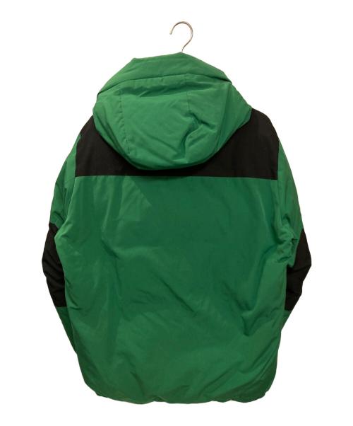 Schott（ショット）Schott (ショット) ダウンジャケット ブラック×グリーン サイズ:Lの古着・服飾アイテム