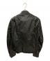 BROOKS (ブルックス) シングルライダースジャケット ブラック サイズ:不明(実寸サイズをご確認ください)：11000円