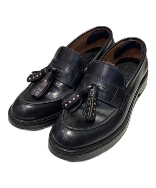 bibliotek（ビブリオテック）bibliotek (ビブリオテック) UNITED ARROWS (ユナイテッドアローズ) タッセルローファー ブラック サイズ:35の古着・服飾アイテム