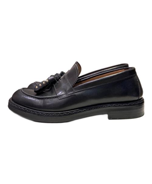 bibliotek（ビブリオテック）bibliotek (ビブリオテック) UNITED ARROWS (ユナイテッドアローズ) タッセルローファー ブラック サイズ:35の古着・服飾アイテム