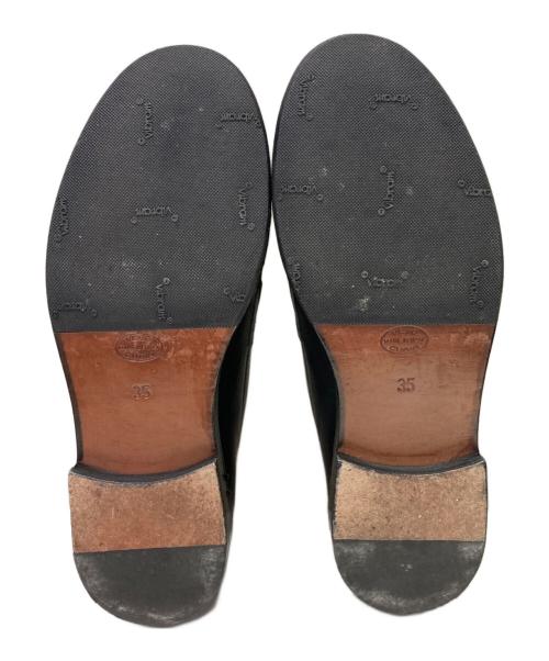 bibliotek（ビブリオテック）bibliotek (ビブリオテック) UNITED ARROWS (ユナイテッドアローズ) タッセルローファー ブラック サイズ:35の古着・服飾アイテム