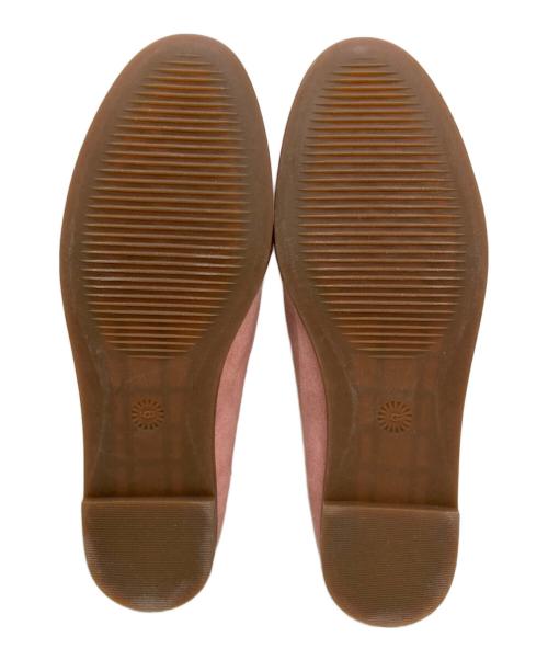 UGG（アグ）UGG (アグ) フラットパンプス ピンク サイズ:24.5cmの古着・服飾アイテム