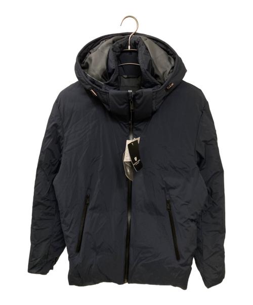 BLACK LABEL CRESTBRIDGE（ブラックレーベル クレストブリッジ）BLACK LABEL CRESTBRIDGE (ブラックレーベル クレストブリッジ) CBチェック2WAYダウンジャケット ネイビー サイズ:LLの古着・服飾アイテム