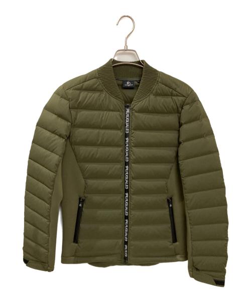 1piu1uguale3（ウノピュウノウグァーレトレ）1piu1uguale3 (ウノピュウノウグァーレトレ) ダウンブルゾン カーキ サイズ:4の古着・服飾アイテム