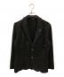 1piu1uguale3（ウノピュウノウグァーレトレ）の古着「LUIGE/テーラードジャケット」｜ブラック