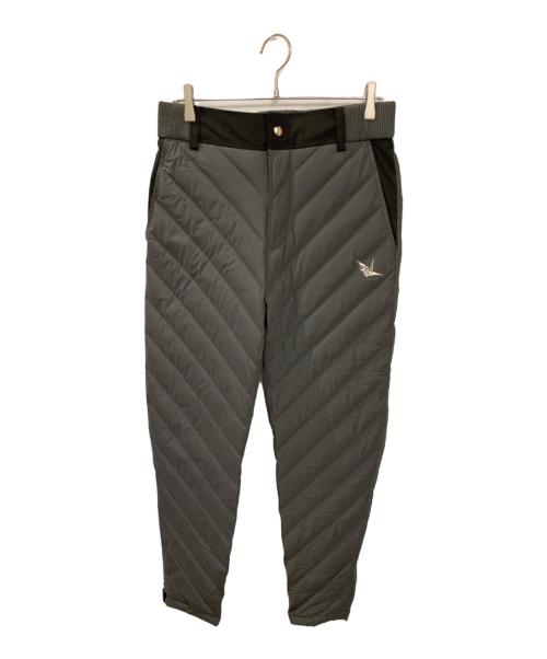 1piu1uguale3（ウノピュウノウグァーレトレ）1piu1uguale3 (ウノピュウノウグァーレトレ) GOLF DOWN PANTS グレー サイズ:5の古着・服飾アイテム