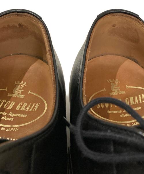 SCOTCH GRAIN（スコッチグレイン）SCOTCH GRAIN (スコッチグレイン) ストレートチップシューズ ブラック サイズ:25.5cmの古着・服飾アイテム