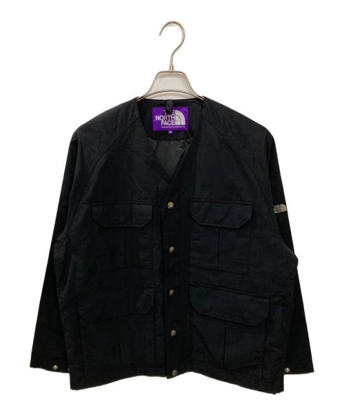 THE NORTHFACE PURPLELABEL（ザ・ノースフェイス パープルレーベル）THE NORTHFACE PURPLELABEL (ザ・ノースフェイス パープルレーベル) Mountain Wind Cardigan / マウンテンウインドカーディガン ブラック サイズ:Mの古着・服飾アイテム