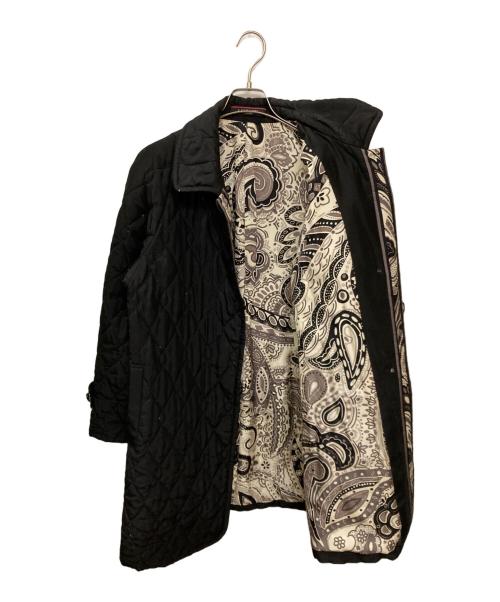 LEONARD（レオナール）LEONARD (レオナール) 総柄使いキルティングコート ブラック サイズ:42の古着・服飾アイテム