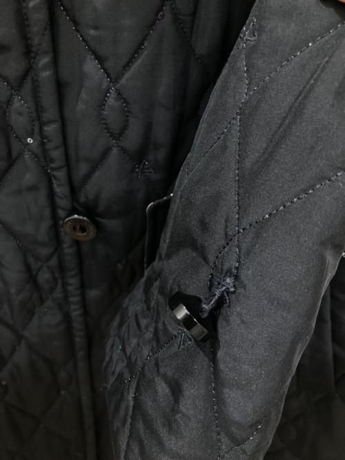 LEONARD（レオナール）LEONARD (レオナール) 総柄使いキルティングコート ブラック サイズ:42の古着・服飾アイテム