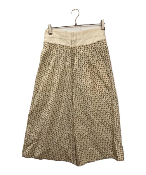 COMME des GARCONS（コムデギャルソン）COMME des GARCONS (コムデギャルソン) ドッキングドッグパターンパンツ ベージュ サイズ:Mの古着・服飾アイテム