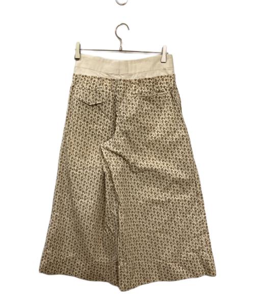 COMME des GARCONS（コムデギャルソン）COMME des GARCONS (コムデギャルソン) ドッキングドッグパターンパンツ ベージュ サイズ:Mの古着・服飾アイテム