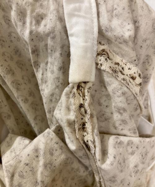 COMME des GARCONS（コムデギャルソン）COMME des GARCONS (コムデギャルソン) ドッキングドッグパターンパンツ ベージュ サイズ:Mの古着・服飾アイテム