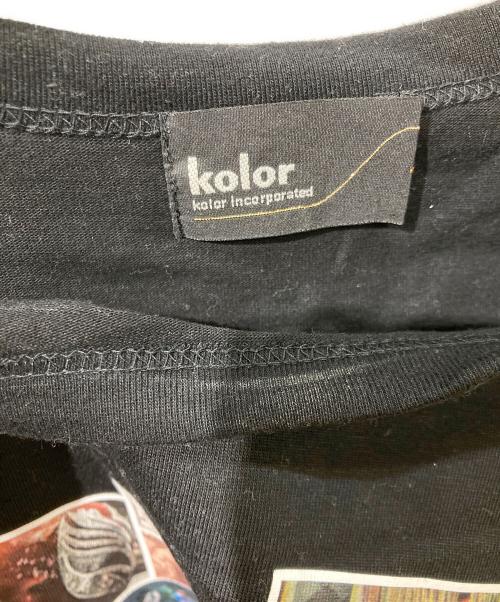 KOLOR（カラー）KOLOR (カラー) フォトコラージュ Tシャツ ブラック サイズ:4の古着・服飾アイテム