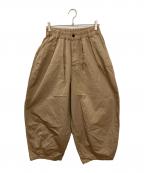 HARVESTYハーベスティー）の古着「コットンチノクロスサーカスパンツ」｜ベージュ