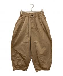 HARVESTY（ハーベスティー）の古着「コットンチノクロスサーカスパンツ」｜ベージュ