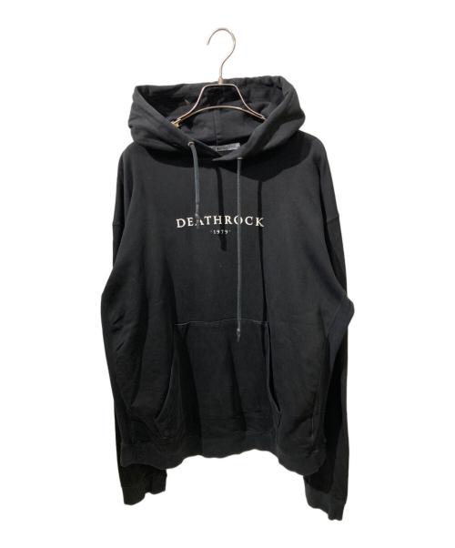 JOHN LAWRENCE SULLIVAN（ジョン ローレンス サリバン）JOHN LAWRENCE SULLIVAN (ジョン ローレンス サリバン) DEATH ROCK sweat hoodie ブラック サイズ:Sの古着・服飾アイテム