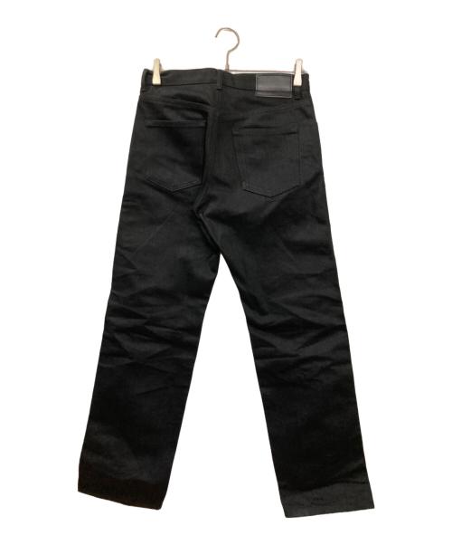 JOHN LAWRENCE SULLIVAN（ジョン ローレンス サリバン）JOHN LAWRENCE SULLIVAN (ジョン ローレンス サリバン) RIGID DENIM METAL LINE PANTS ブラック サイズ:44の古着・服飾アイテム